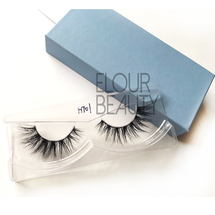 Custom packaging mink fur 3D mink eyelashes EJ03